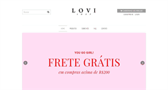 Desktop Screenshot of lovi.com.br