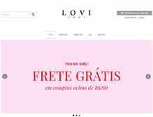 Tablet Screenshot of lovi.com.br